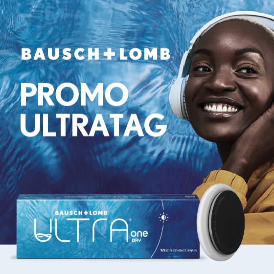 BAUSCH + LOMB ULTRA® ONE DAY TI REGALA UN AIRTAG