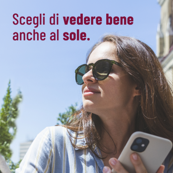 APPROFITTA DELLO SCONTO FINO AL -50% SUGLI OCCHIALI DA SOLE CON LENTI GRADUATE!