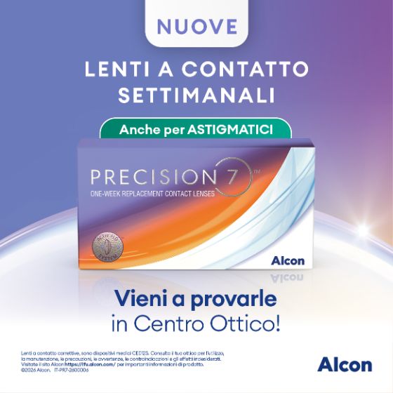 PROVA LE NUOVE LENTI A CONTATTO SETTIMANALI PRECISION7™