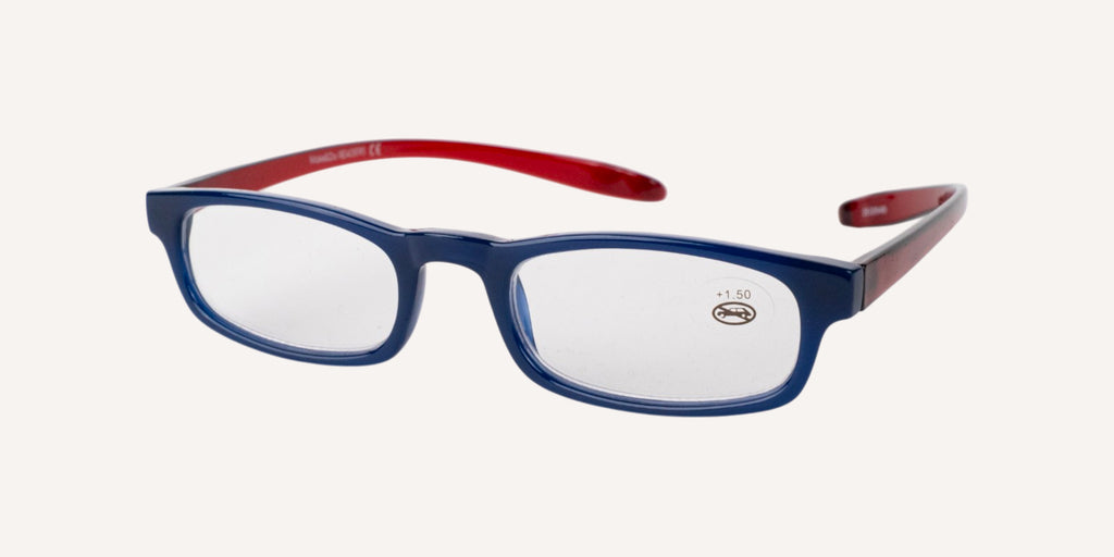 M&DO READERS 002U-PCK | Blue Opaco/Rosso Opaco | +1.00