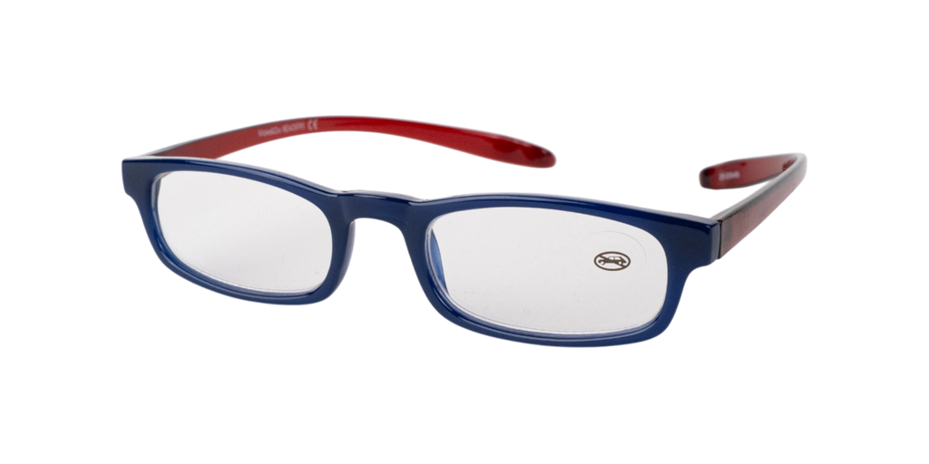 M&DO READERS 002U-PCK | Blu Opaco/Rosso Opaco | +1.50