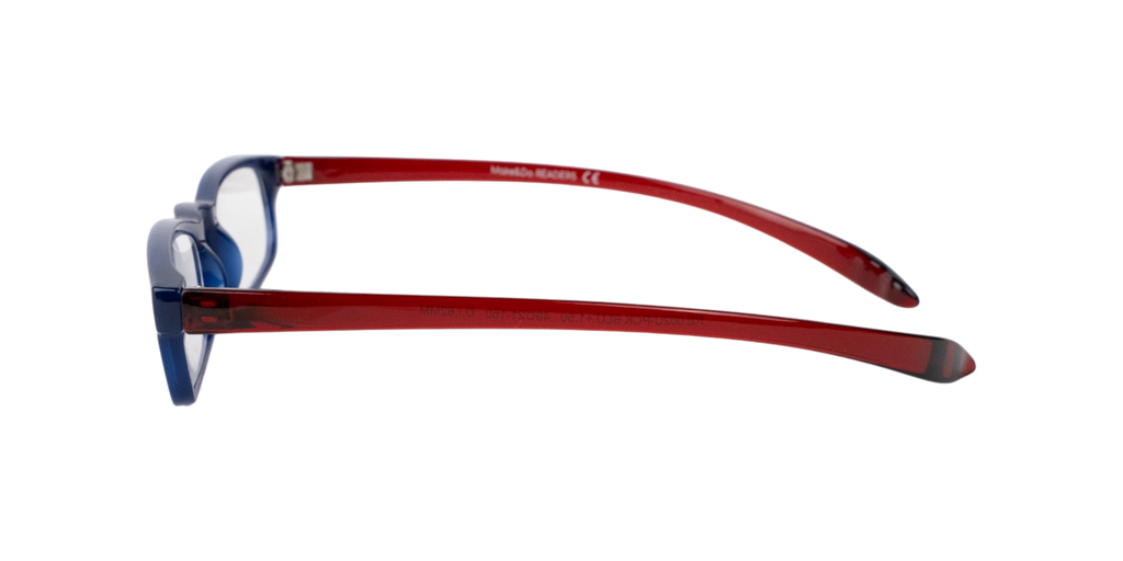 M&DO READERS 002U-PCK | Blu Opaco/Rosso Opaco | +2.50