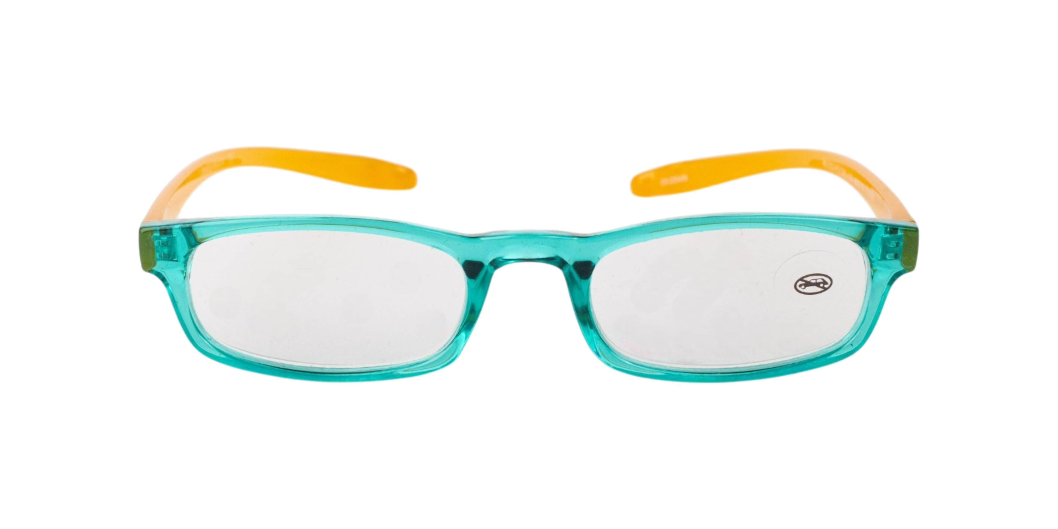 M&DO READERS 002U-PCK | Verdino Trasparente/Arancio Opaco | +3.50
