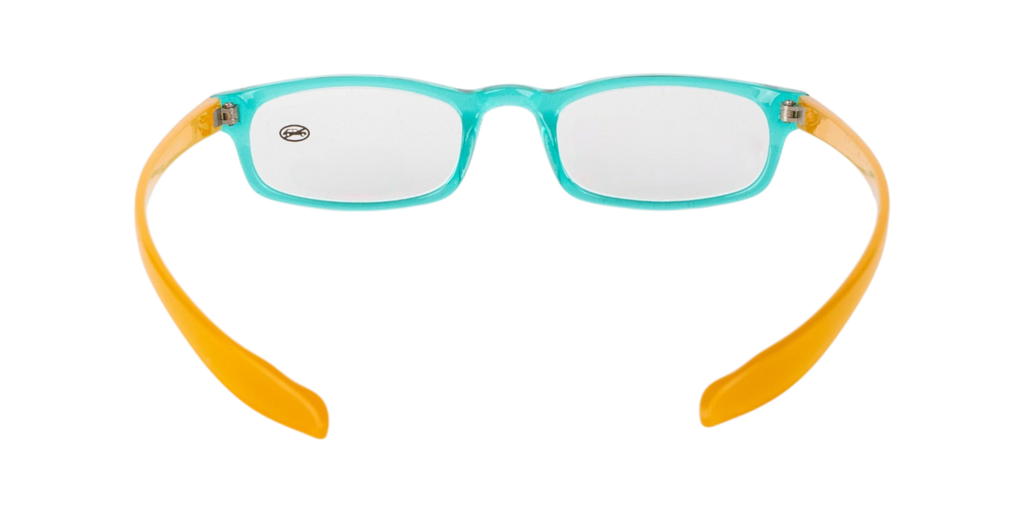 M&DO READERS 002U-PCK | Verdino Trasparente/Arancio Opaco | +3.50