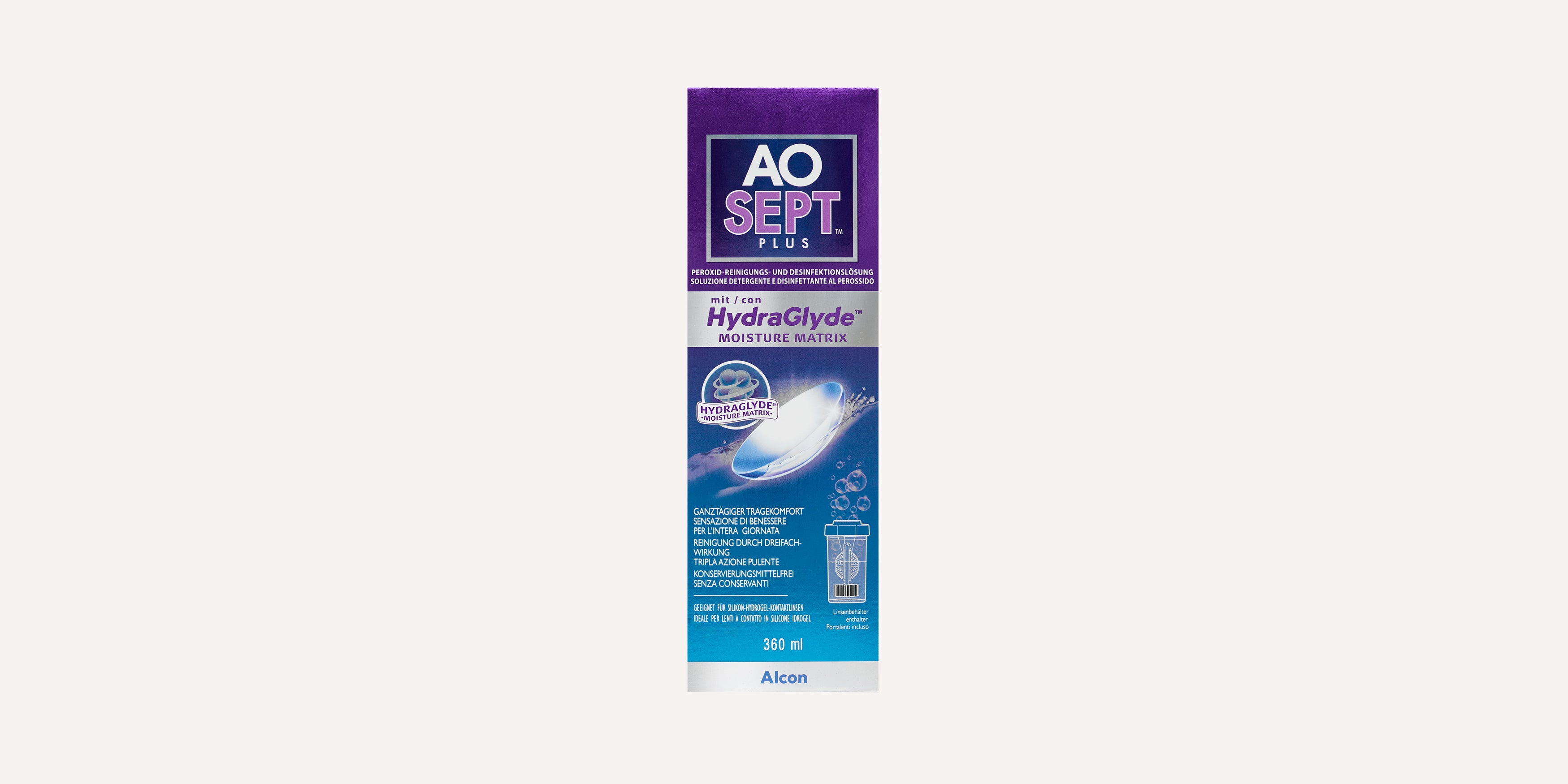 AOSEPT PLUS HydraGlyde - 360ml