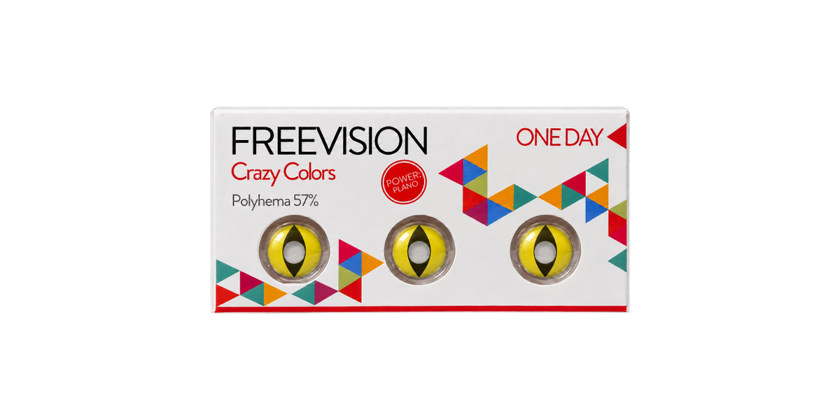 Crazy Colors Cat Eye Yellow | Giornaliera | Colorate e Cosmetiche