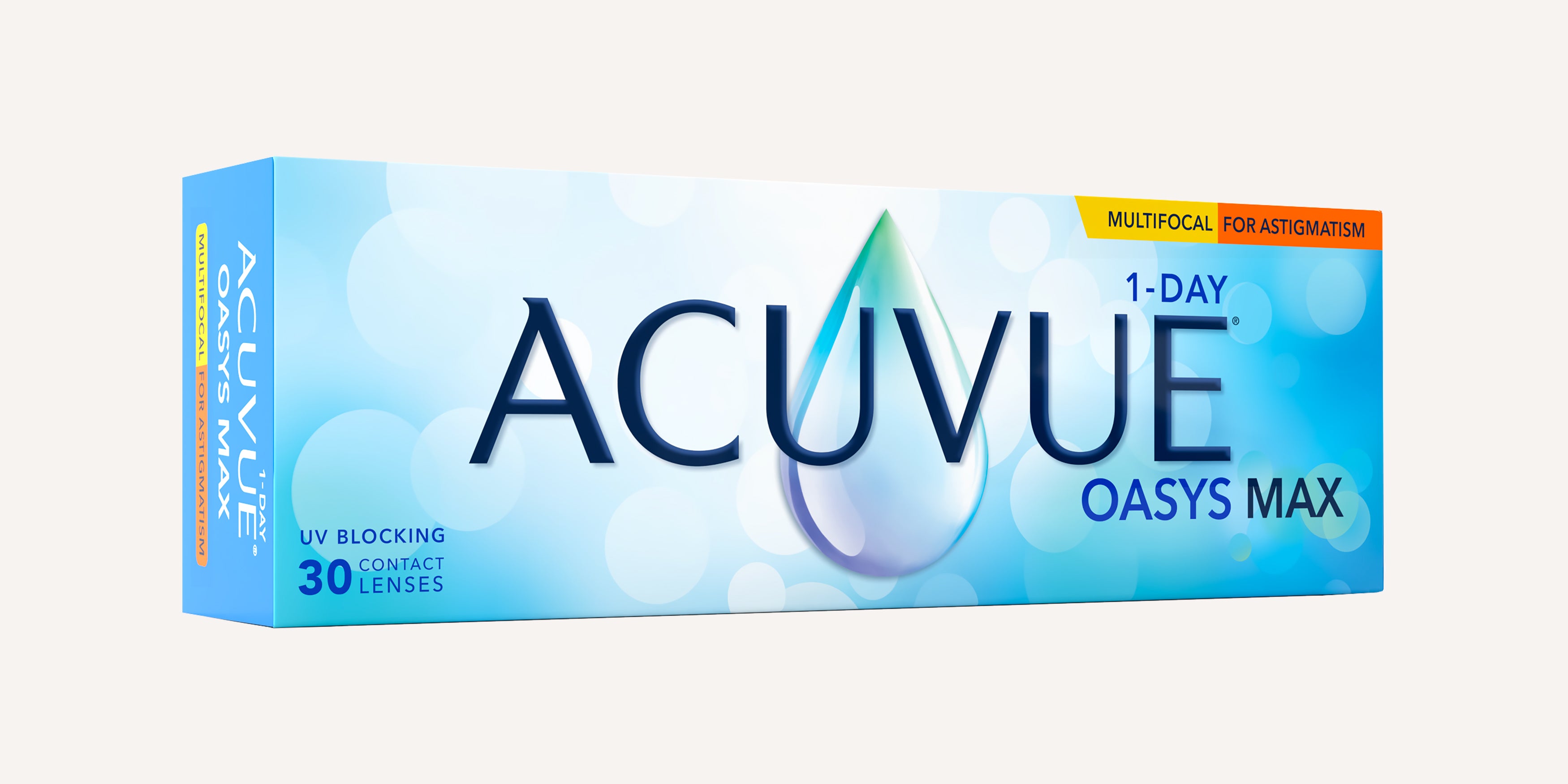 ACUVUE® OASYS MAX 1-Day MULTIFOCAL for ASTIGMATISM | Giornaliera | Multifocale Torica | 30 lenti