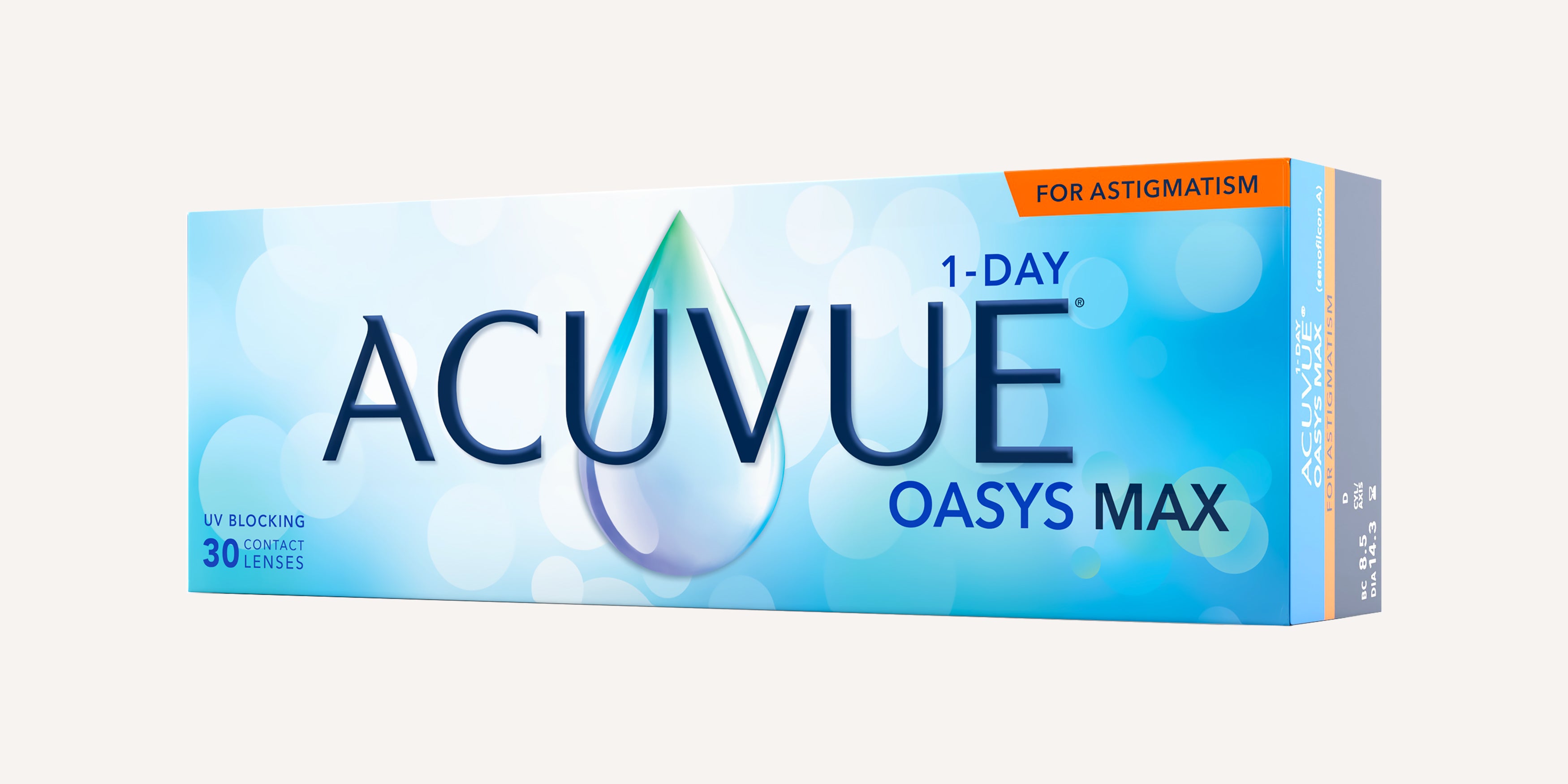 ACUVUE® OASYS MAX 1-Day for ASTIGMATISM | Giornaliera | Torica | 30 lenti