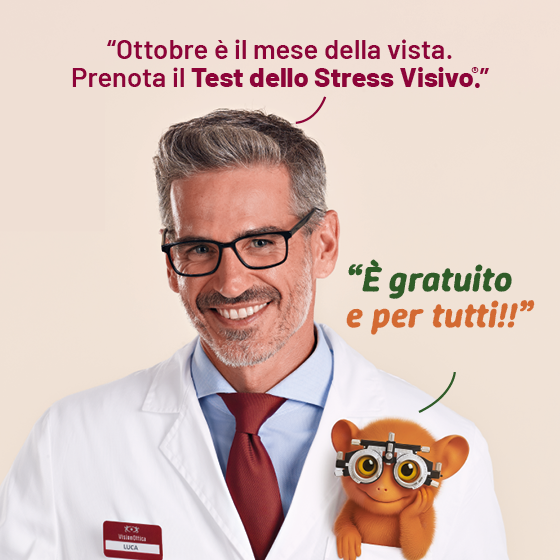 PRENOTA IL TEST DELLO STRESS VISIVO® PER IL BENESSERE DEI TUOI OCCHI.