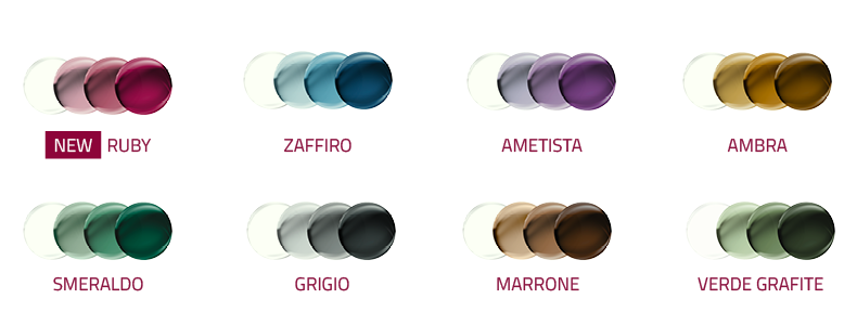 Colorazioni disponibili
